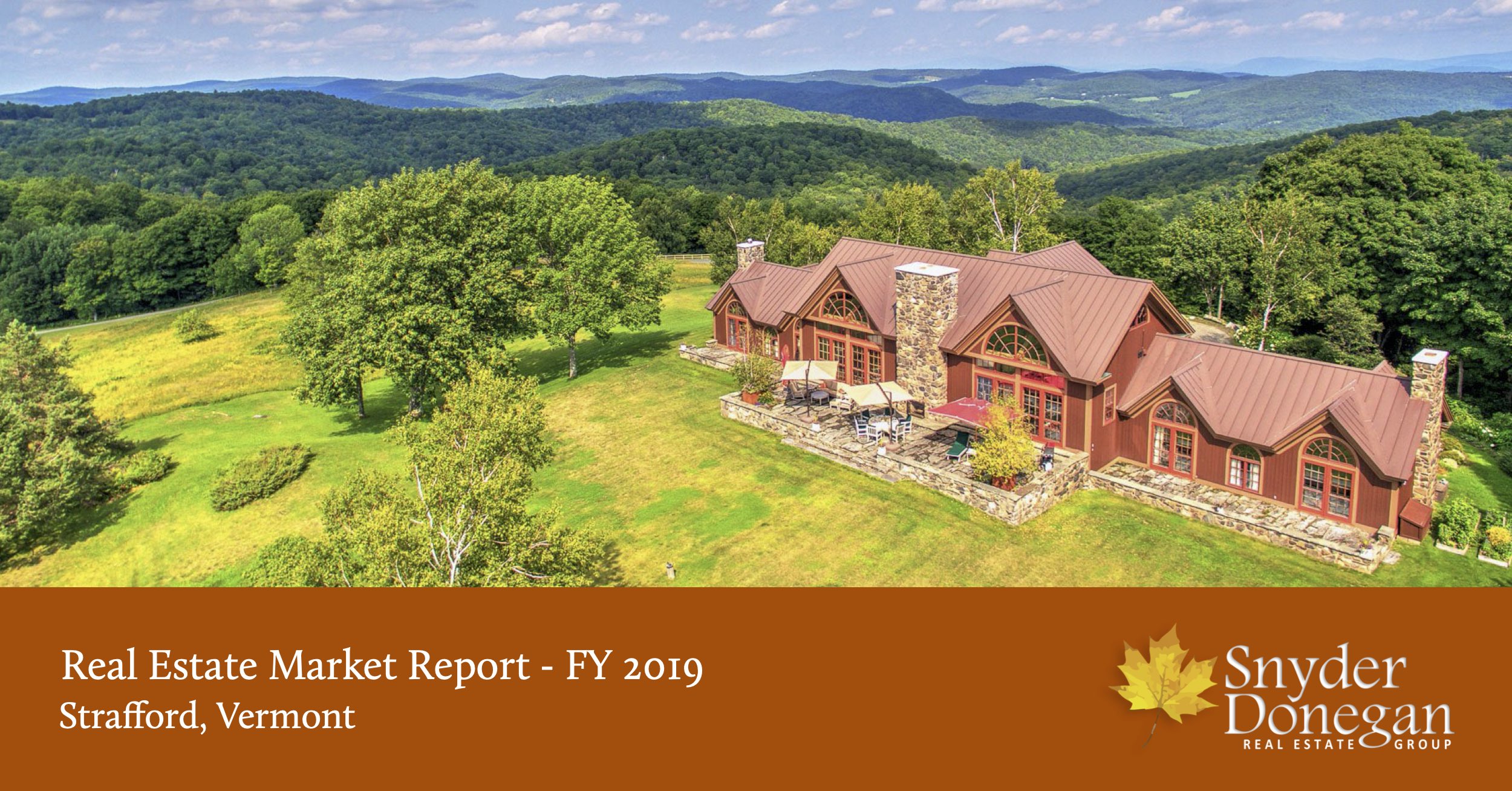 Strafford Vermont Real Estate Market Report Full Year, 2019